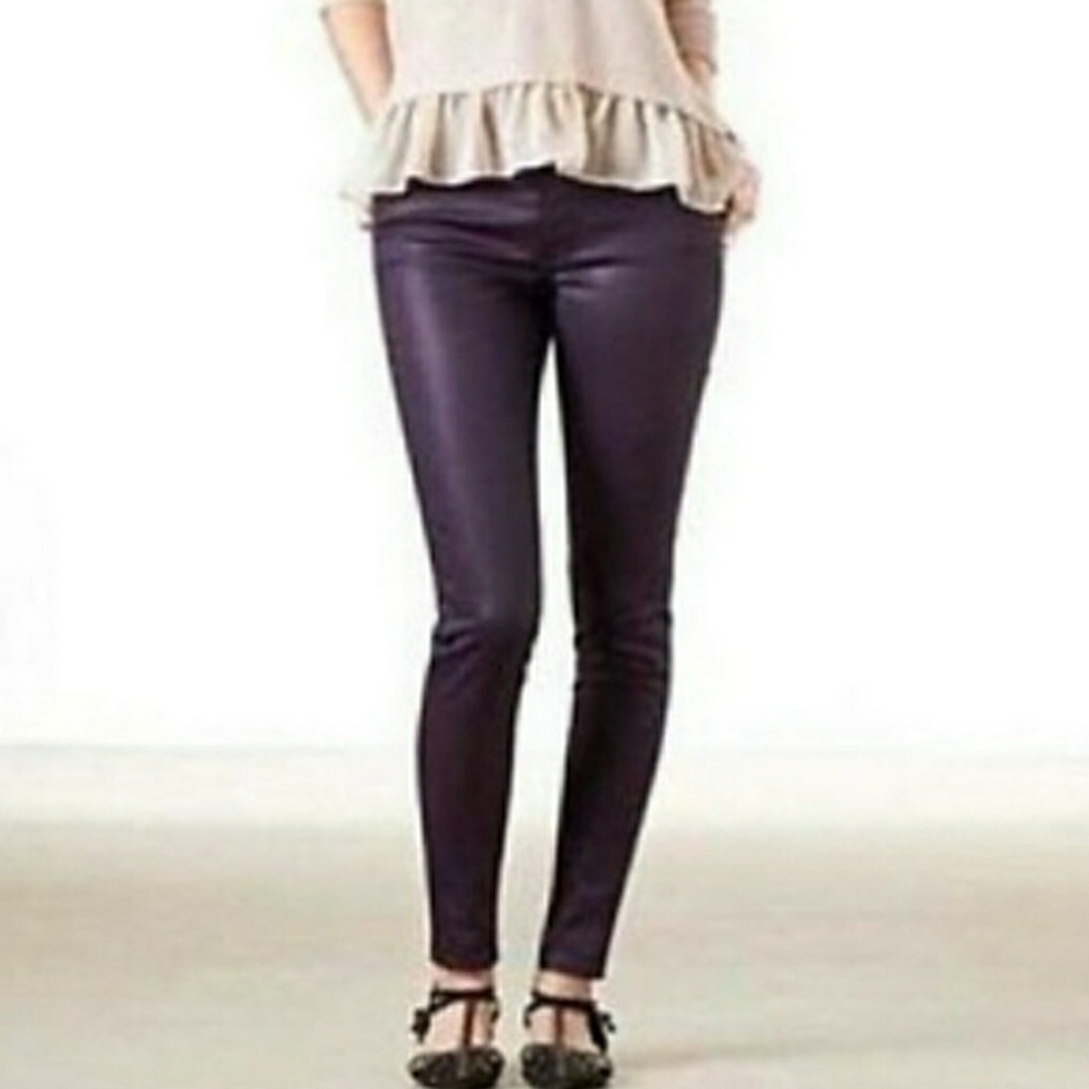 American Eagle HiRise Jegging Purple Sz 12